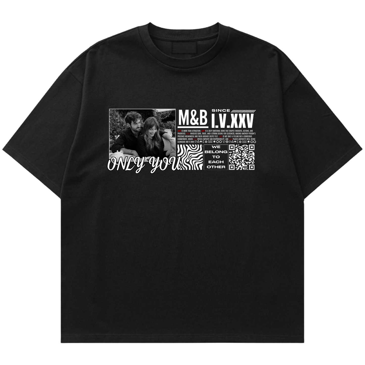 CODALY™ Kişiye Özel QR Tasarım T-shirt #1