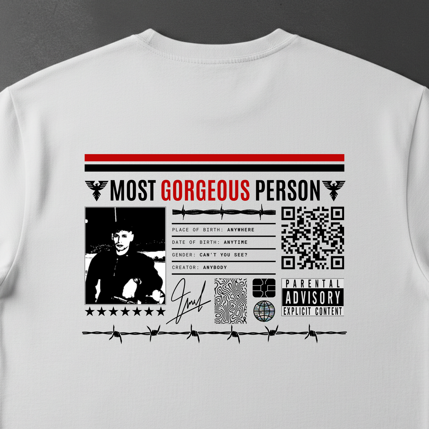 CODALY™ Kişiye Özel QR Tasarım T-shirt #2