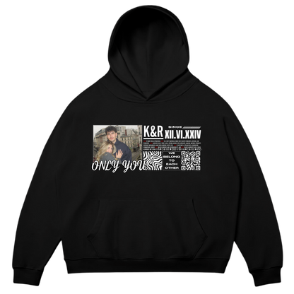 CODALY™ Kişiye Özel QR Tasarım Hoodie #1