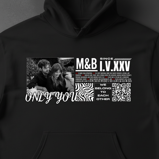 CODALY™ Kişiye Özel QR Tasarım Hoodie #1