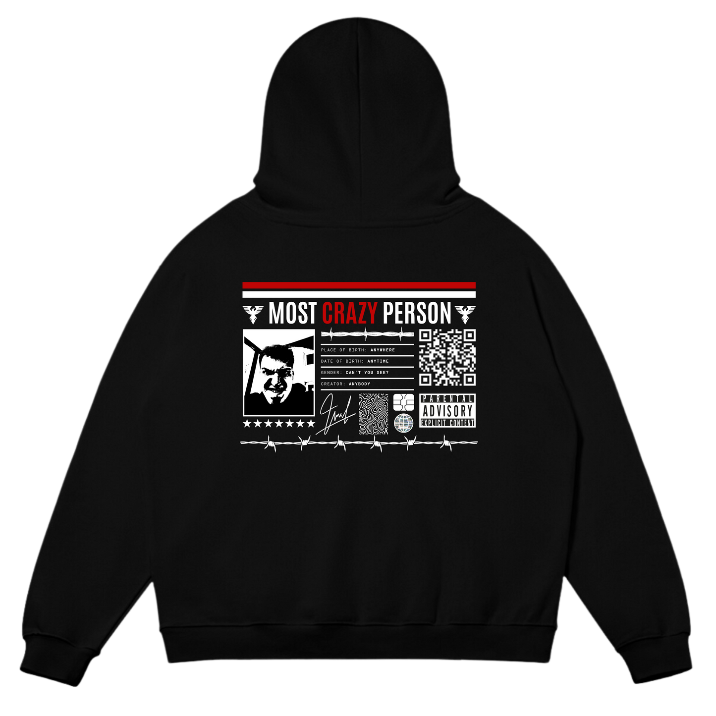 CODALY™ Kişiye Özel QR Tasarım Hoodie #2