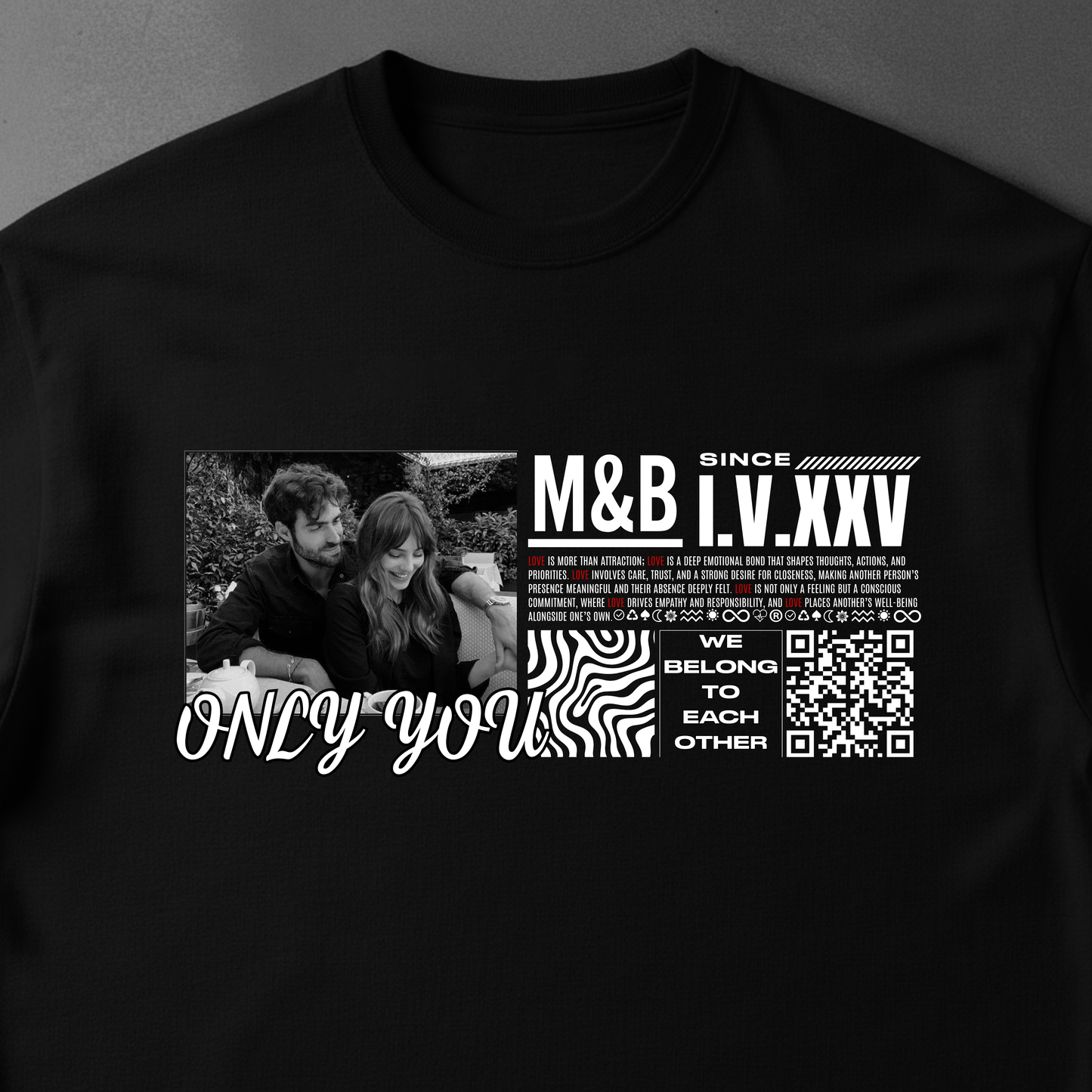 CODALY™ Kişiye Özel QR Tasarım T-shirt #1