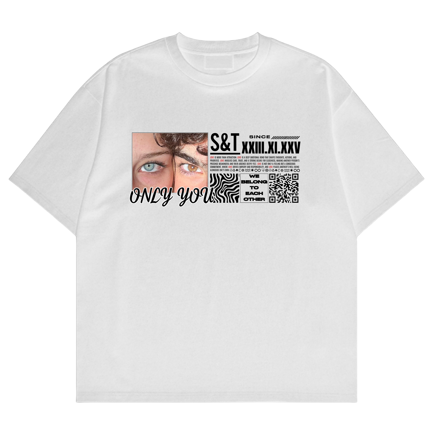 CODALY™ Kişiye Özel QR Tasarım T-shirt #1