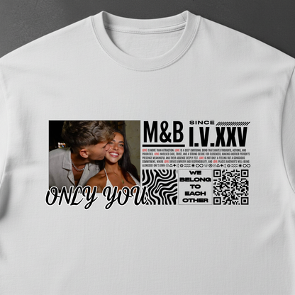 CODALY™ Kişiye Özel QR Tasarım T-shirt #1